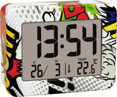 TFA Dostmann 60.2044.40 Quarz Wecker Bunt (60.2044.40)