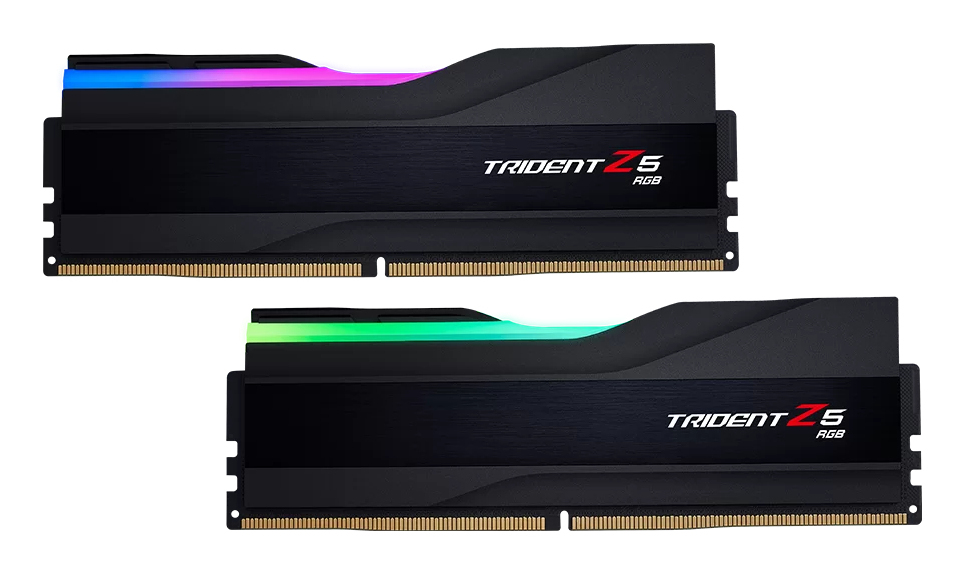 G.Skill Trident Z5 RGB DDR5 32 GB RAM 6000 MT/s CL30 Kit (2x16 GB) Schwarz