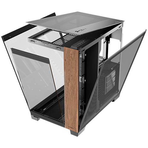 Antec Constellation Series C8 Wood Full Tower E-ATX Schwarz, Braun