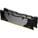 Kingston Technology FURY Renegade. Komponente für: PC, Speicherkapazität: 32 GB, Speicherlayout (Module x Größe): 2 x 16 GB, Interner Speichertyp: DDR4, Speichertaktfrequenz: 4000 MHz, Memory Formfaktor: 288-pin DIMM, CAS Latenz: 19 (KF440C19RB12K2/32)
