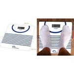 Little balance Digitale Personenwaage Matrose,USB-C batteriefrei, wiederaufladbar, USB-C Ladetechnologie, - 1 Stück (LB 8655)