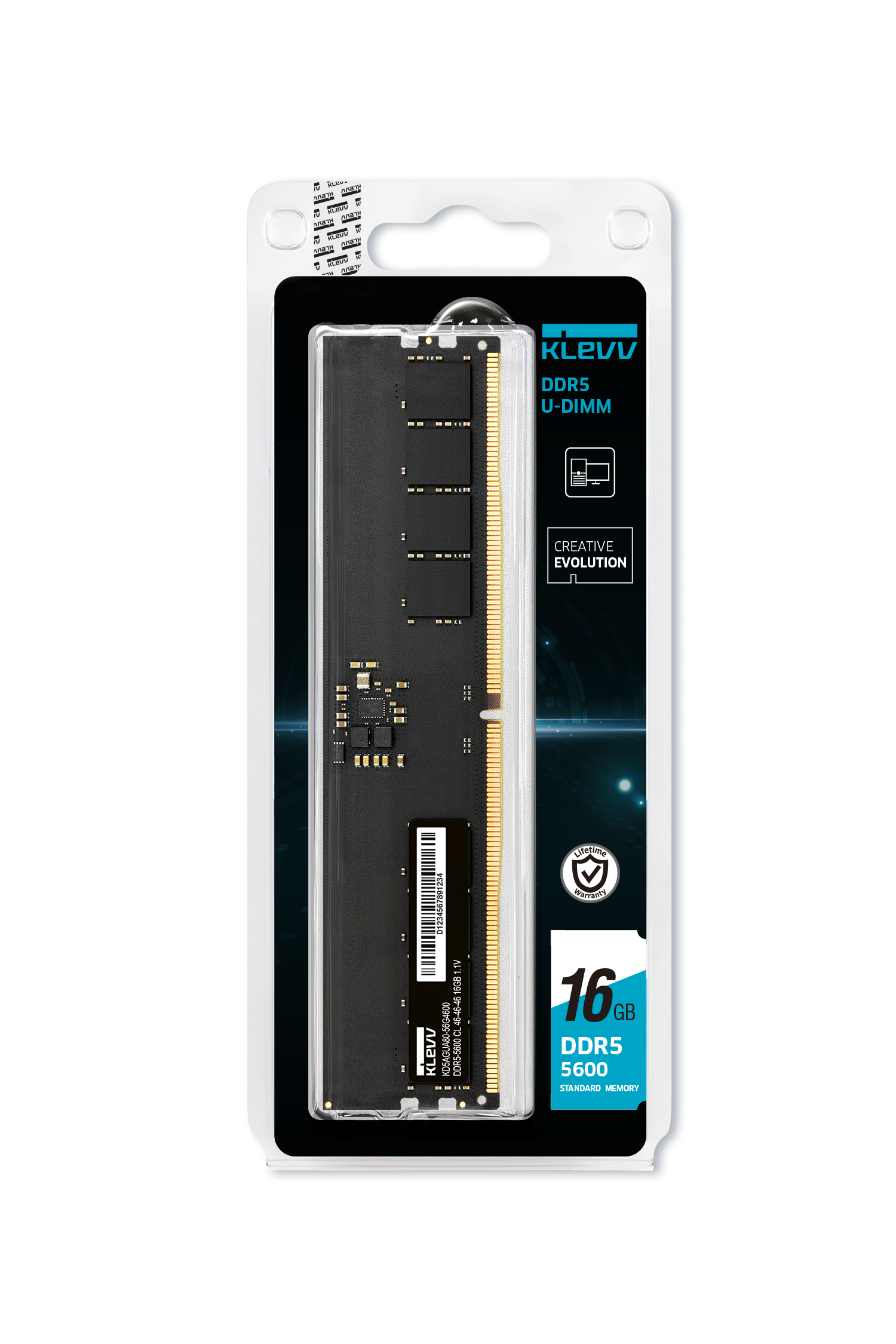 Klevv 16 GB DDR5-RAM 5600 MT/s CL46 U-DIMM