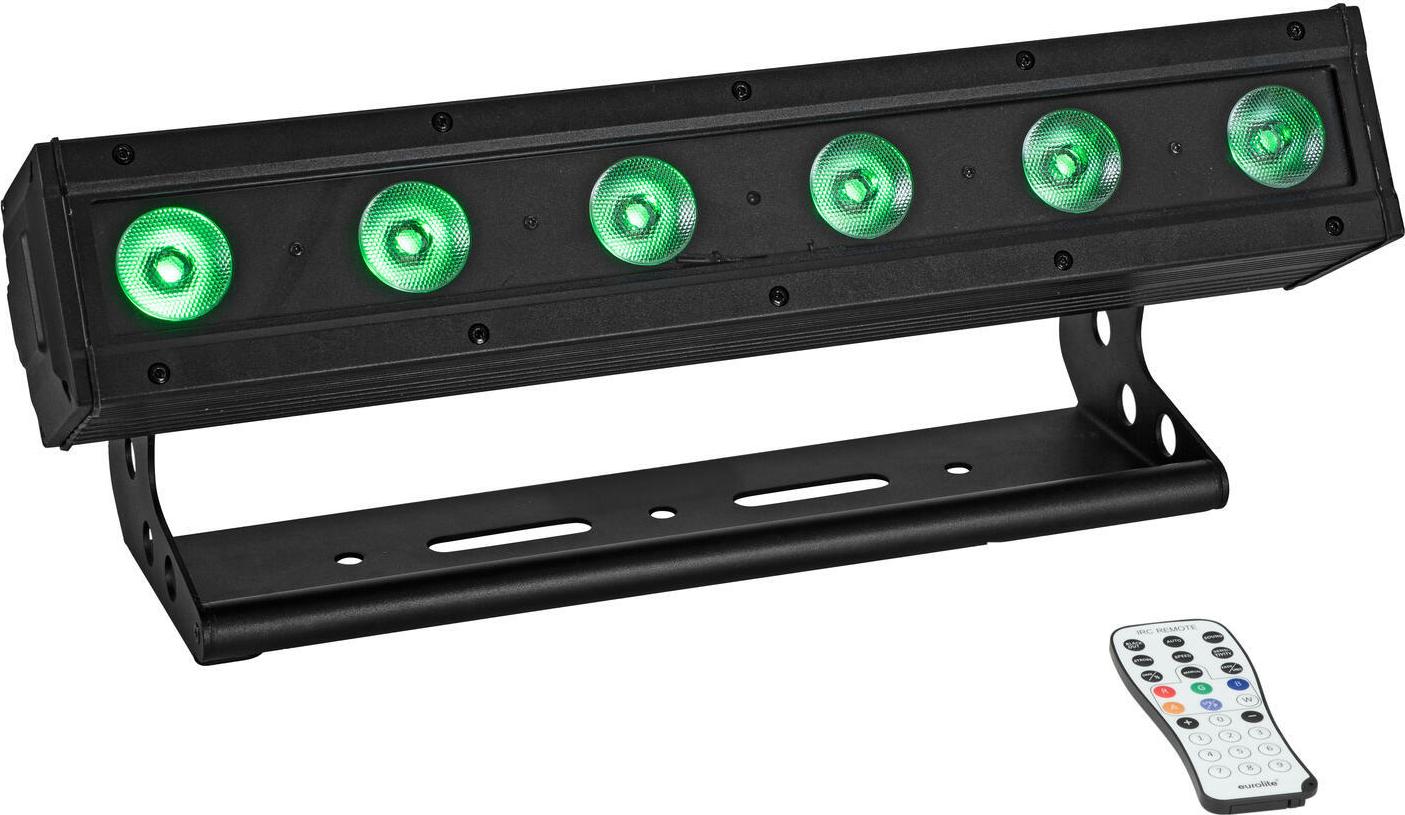 EUROLITE AKKU IP BAR-6 Entry QCL QuickDMX IP65 LED-Lichtleiste RGBW Akku