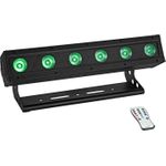 EUROLITE AKKU IP BAR-6 Entry QCL QuickDMX IP65 LED-Lichtleiste RGBW Akku