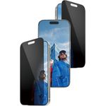 PanzerGlass Privacy Screen Protector w. black Frame iPhone 17 Pro Ultra-Wide Fit (PG74453)