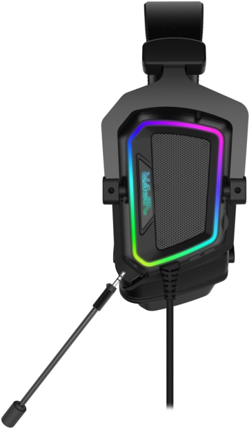 Patriot Viper V380 Gaming-Headset USB kabelgebunden 7.1 Virtual Surround RGB Schwarz, Grau