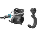 GARDENA 03510-20.000.00 Set Einzelhalter & Einzelhaken Halterungen für Gartengeräte, Ergänzung zum Gerätehalter Plus, haken aus recyceltem Material (3510-20) (03510-20.000.00)