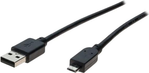 EXERTIS CONNECT Micro USB 2.0 Kabel, USB Stück A / USB Micro Stück B, 1,0 m Zum Laden und Datentrans