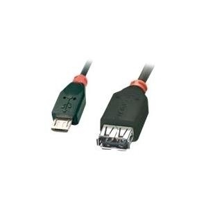 Lindy USB 2.0 Kabel Typ Micro-B / A OTG, 1m (31936)