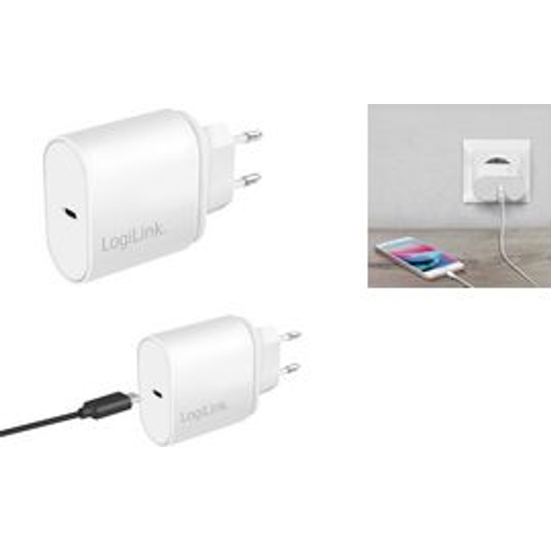 LogiLink PA0261 USB Wall Charger 1 Port 1x USB-CF