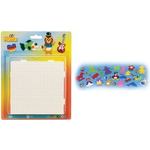 Hama Stiftplatten "Viereck" für Bügelperlen midi, 4 x Viereck (234) - 1 Stück (00004581)