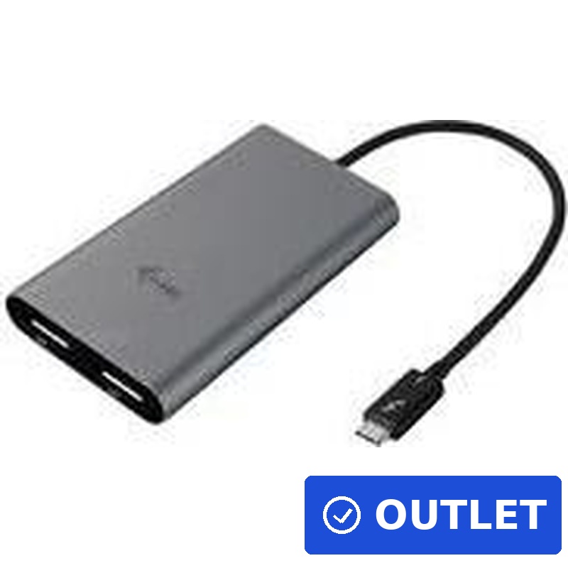 i-Tec Dual Display Port Video Adapter (TB3DUAL4KDP)