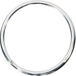 WEDO Schlüsselringe Metall 16mm silber Packung 100 Stück (2623016)