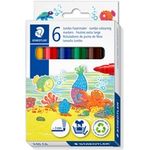 STAEDTLER Fasermaler Noris Jumbo 6er-Set retail (340 C6)