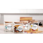 Ritzenhoff & Breker Vorratsglas "LIEBLINGSKEKSE", 1,1 l Keksdose aus Glas mit Aufschrift "Lieblingskekse" - 1 Stück (816501)