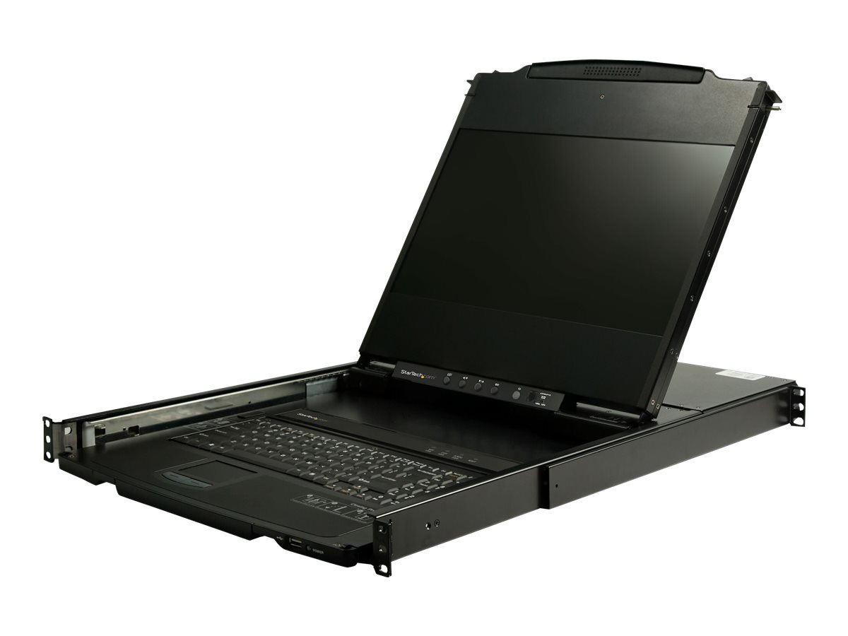 StarTech.com RKCOND17HD KVM-Konsole 17.3" Full HD DVI VGA 1HE Schwarz