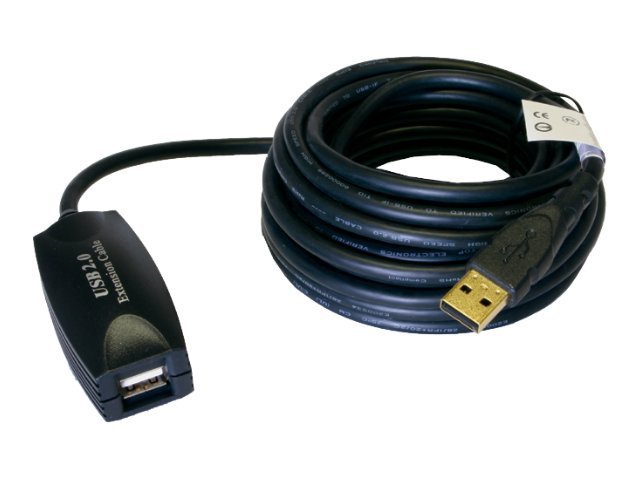 Exsys EX-1401 USB 2.0 Aktives Verlängerungskabel 5 m Schwarz