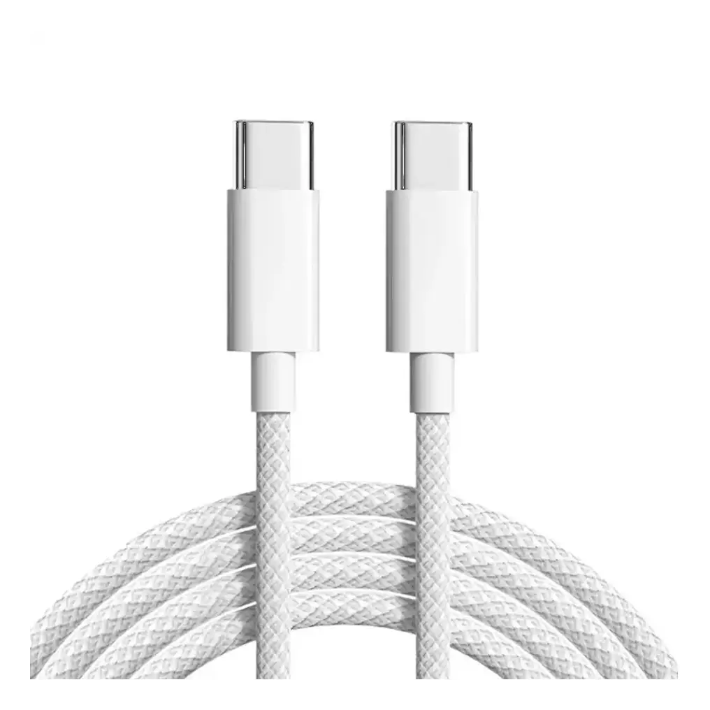 Cyoo Cotton Stoff USB-C - USB-C Ladekabel 2m (CY123447)