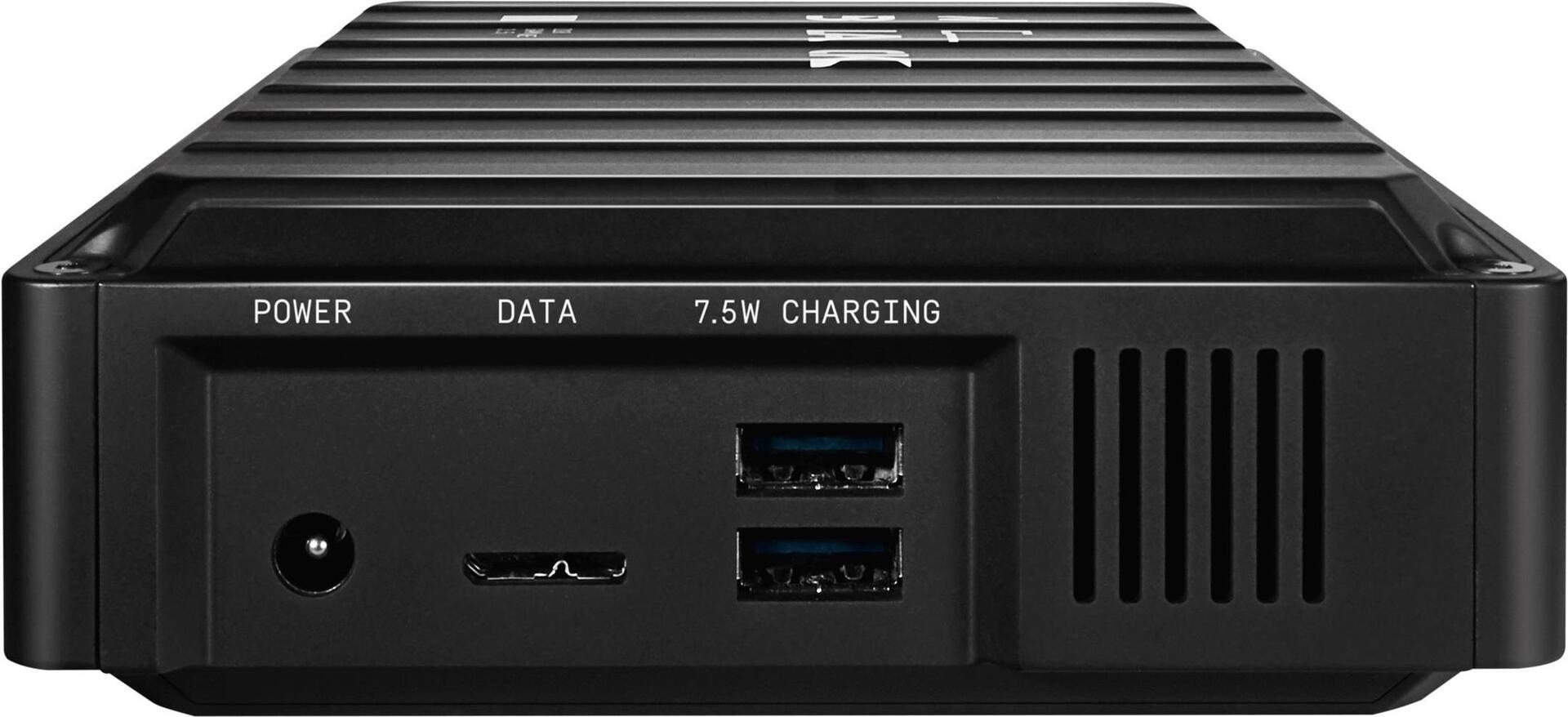 WD WD_BLACK D10 Game Drive 8 TB Schwarz - Weiß