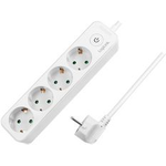 LogiLink LPS245. Kabellänge: 1,5 m, Anzahl der AC-Ausgänge: 4 AC-Ausgänge, Unterstützung von Positionierung: Indoor. AC Eingangsspannung: 250 V, Maximale Eingangsleistung: 3680 W, Stromstärke (maximal): 16 A. Anzahl enthaltener Produkte: 1 Stück(e), Verpackungsbreite: 283 mm, Verpackungstiefe: 85 mm (LPS245)