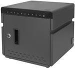 DIGITUS Charging desktop cabinet 10 charge bases black 345x360x370mm incl. USB fan (DN-45001)
