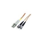 Intellinet Fiber Optic Patch Cable, OM1, LC/ST, 5m, Orange, Duplex, Multimode, 62,5/125 µm, LSZH, Fibre, Lifetime Warranty, Polybag (471336)