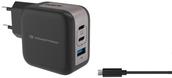 Conceptronic Ladegerät 3Port 67W 2xUSB-C 1xUSB-A+3-in-1 sw (ALTHEA17B)