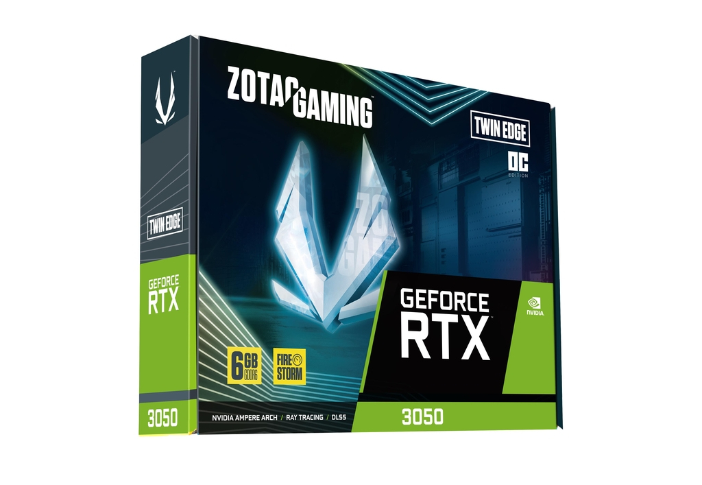 Zotac GAMING GeForce RTX 3050 6 GB GDDR6 Twin Edge OC Edition