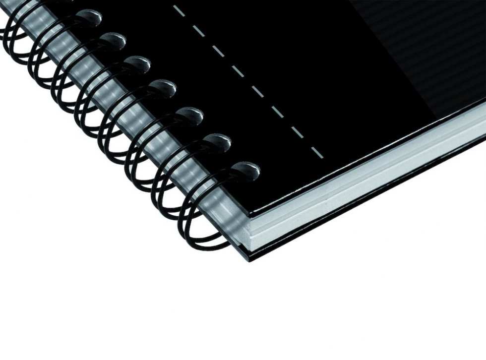 Oxford Smart Black Collegeblock A4+ 70 Blatt Schwarz