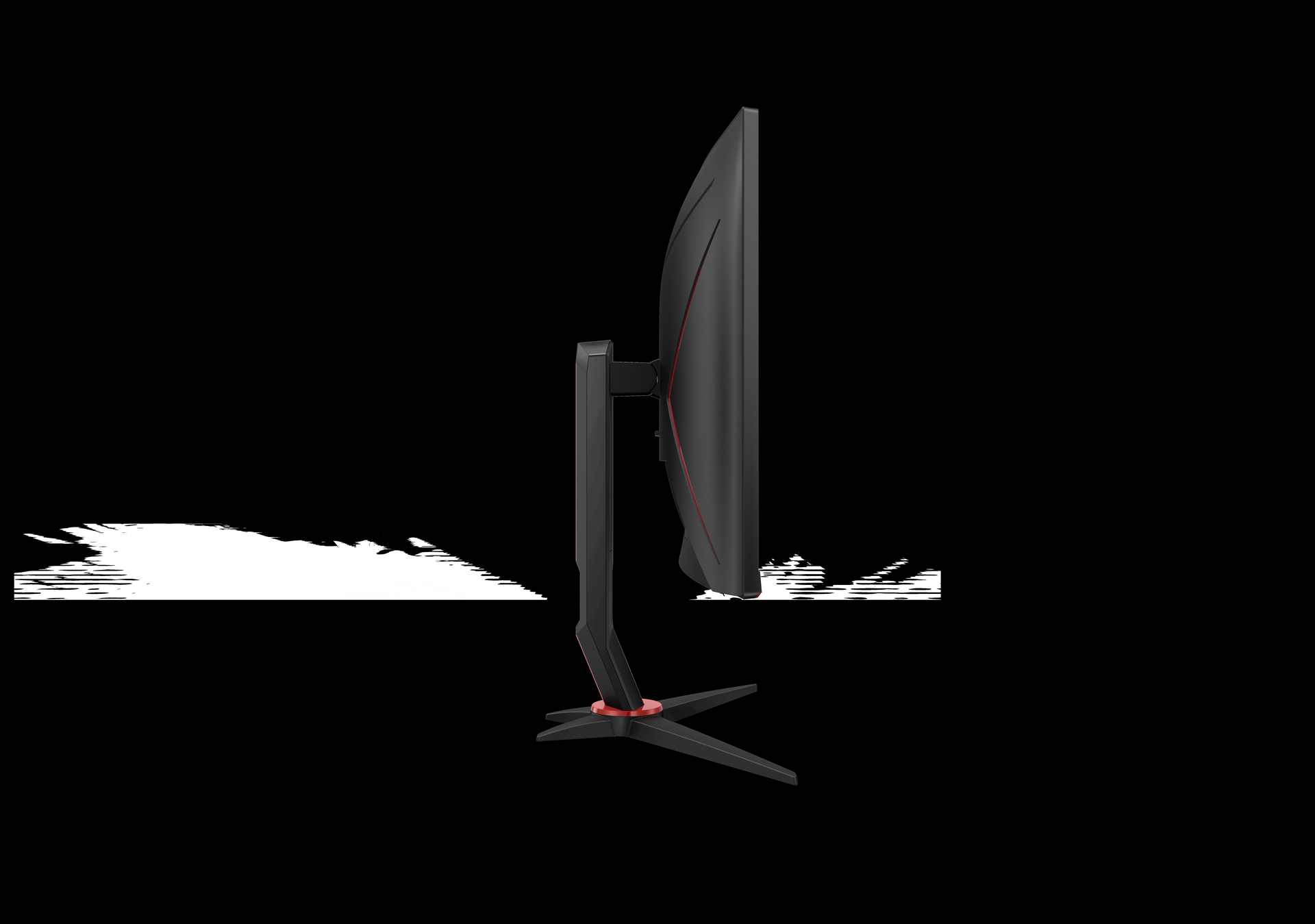 AOC G2 C27G2Z3/BK Gaming-Monitor 27" 1920 x 1080 Full HD 280 Hz Schwarz, Rot