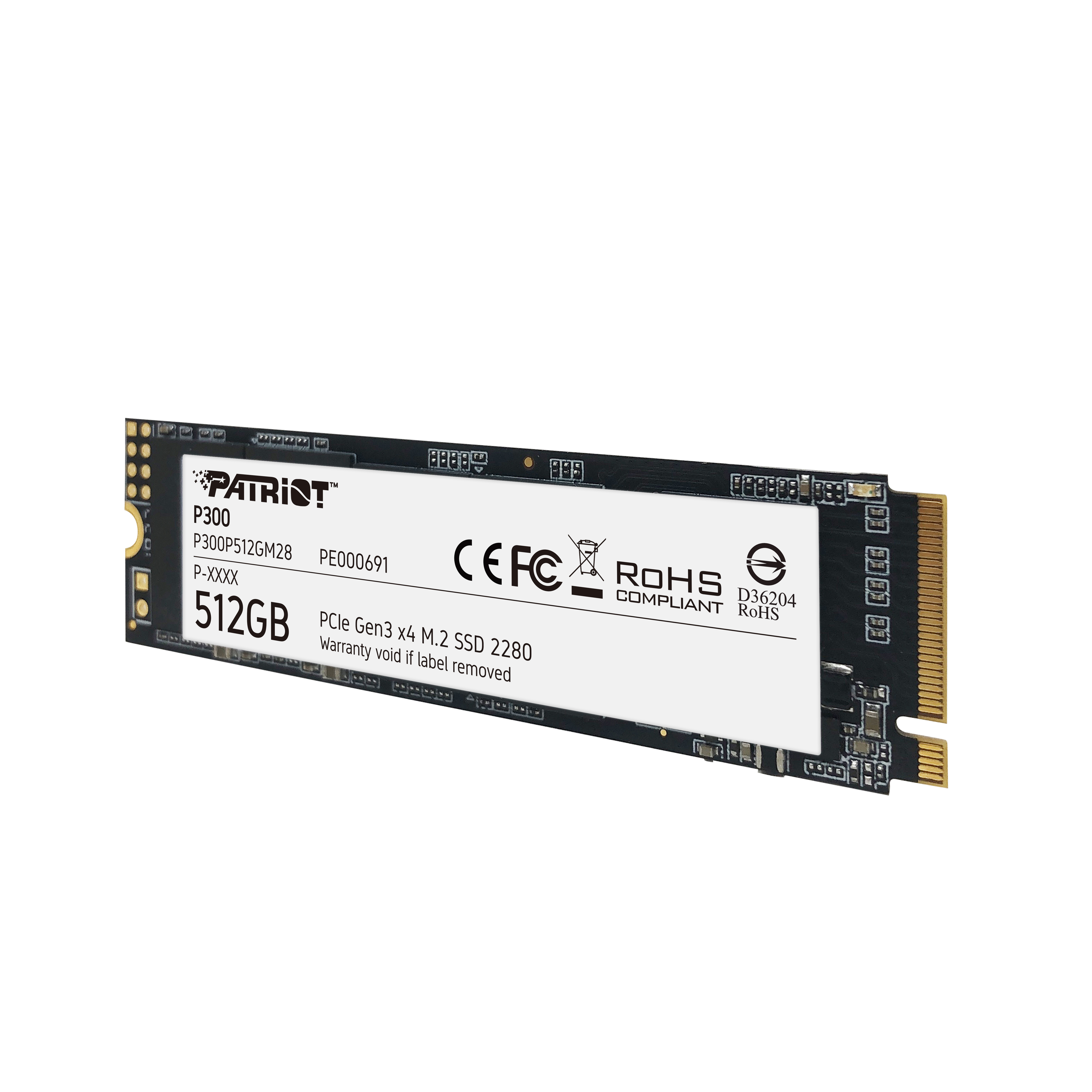 Patriot P300 512 GB SSD M.2 2280 PCIe 3.0 x4 (NVMe)