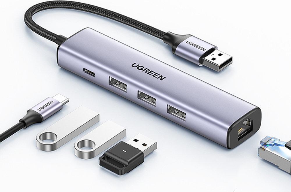 UGREEN 5-in-1 USB-C Hub mit Gigabit + PD (20932)