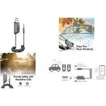 LogiLink Bluetooth 5.3 Audio Receiver für Fahrzeuge, schwarz zur kabellosen Tonwiedergabe über das Fahrzeug, Reichweite: - 1 Stück (BT0065)