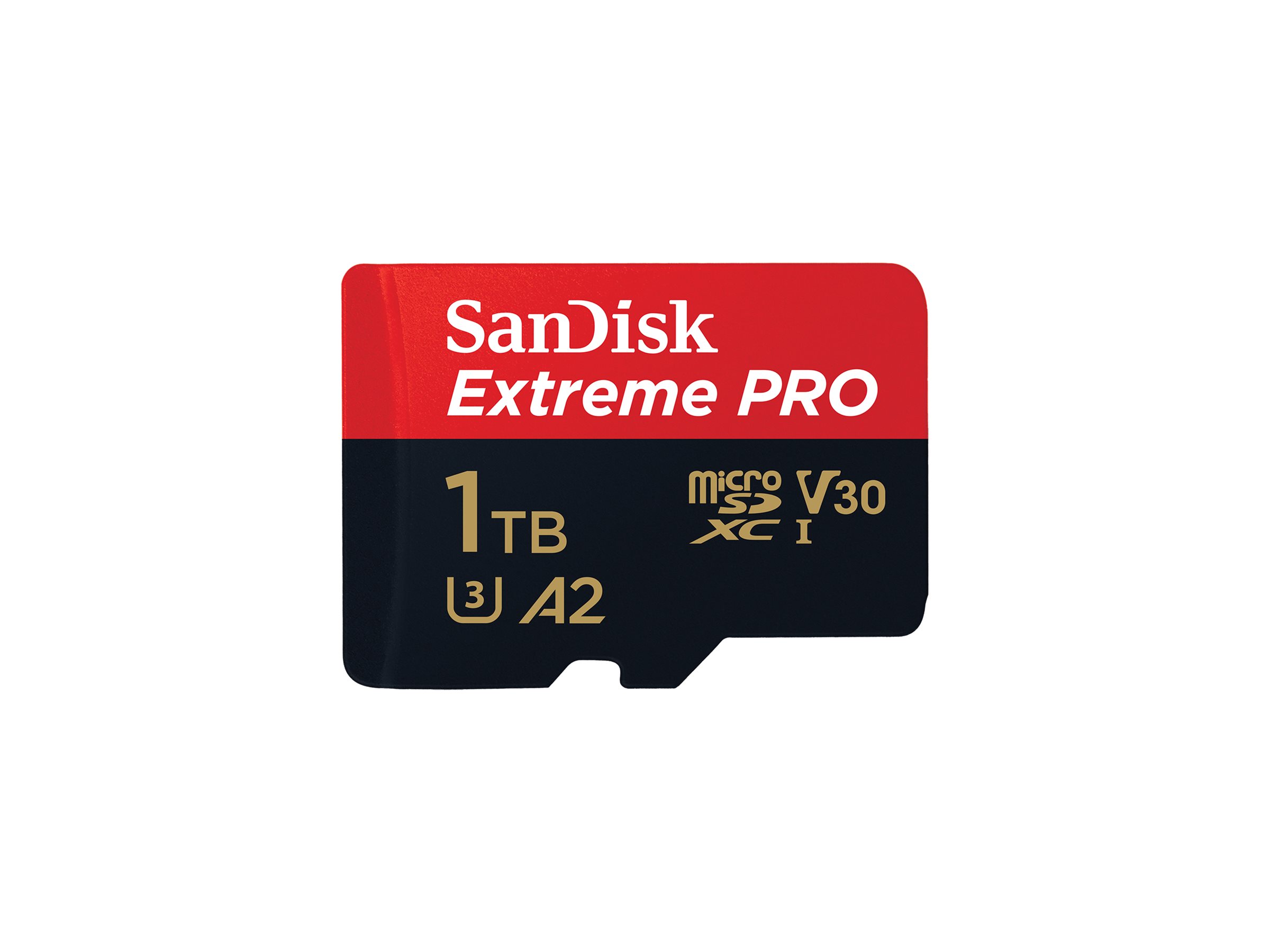 SanDisk Extreme PRO microSDXC UHS-I 1 TB Speicherkarte A2 V30 U3 bis 200 MB/s Schwarz/Rot