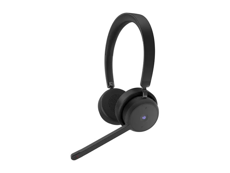 Lenovo Wireless VoIP Headset Kabellos On-Ear Bluetooth Microsoft Teams Schwarz