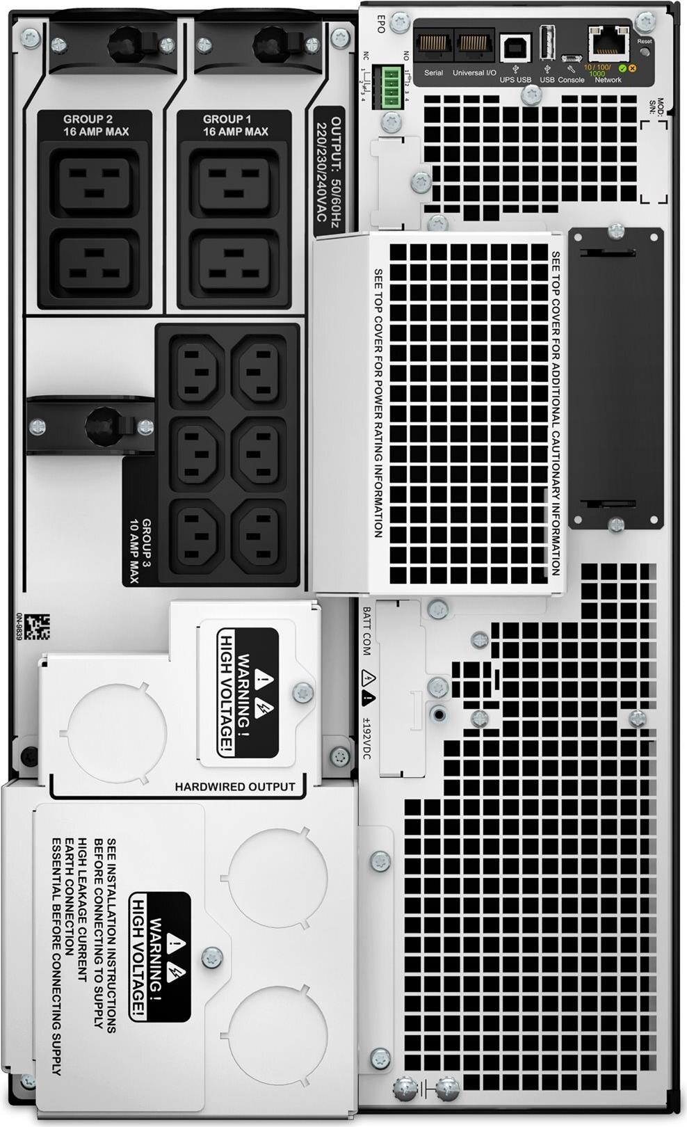 APC Smart-UPS SRT 10000VA 230V Online USV 10 kW Schwarz