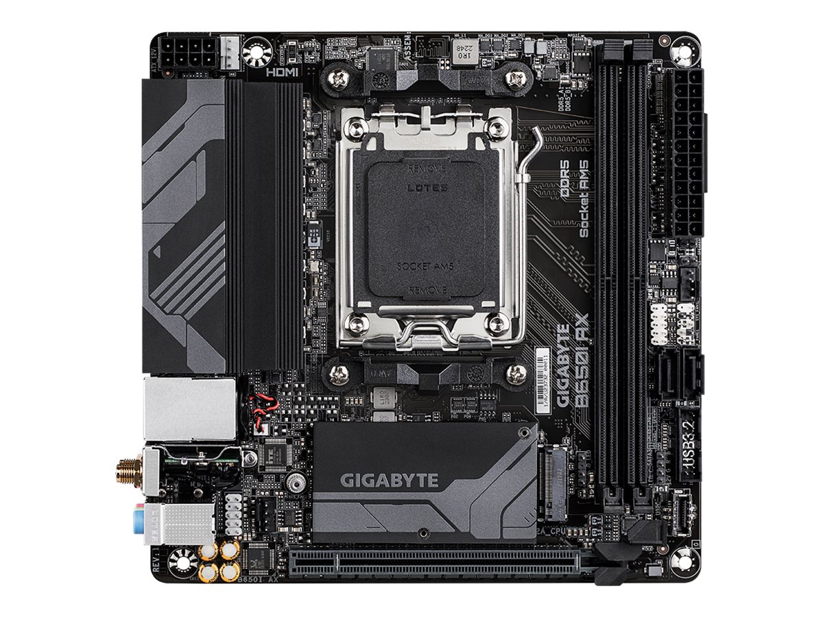 Gigabyte B650I AX Mainboard Mini-ITX Sockel AM5 AMD B650 DDR5 Wi-Fi 6E