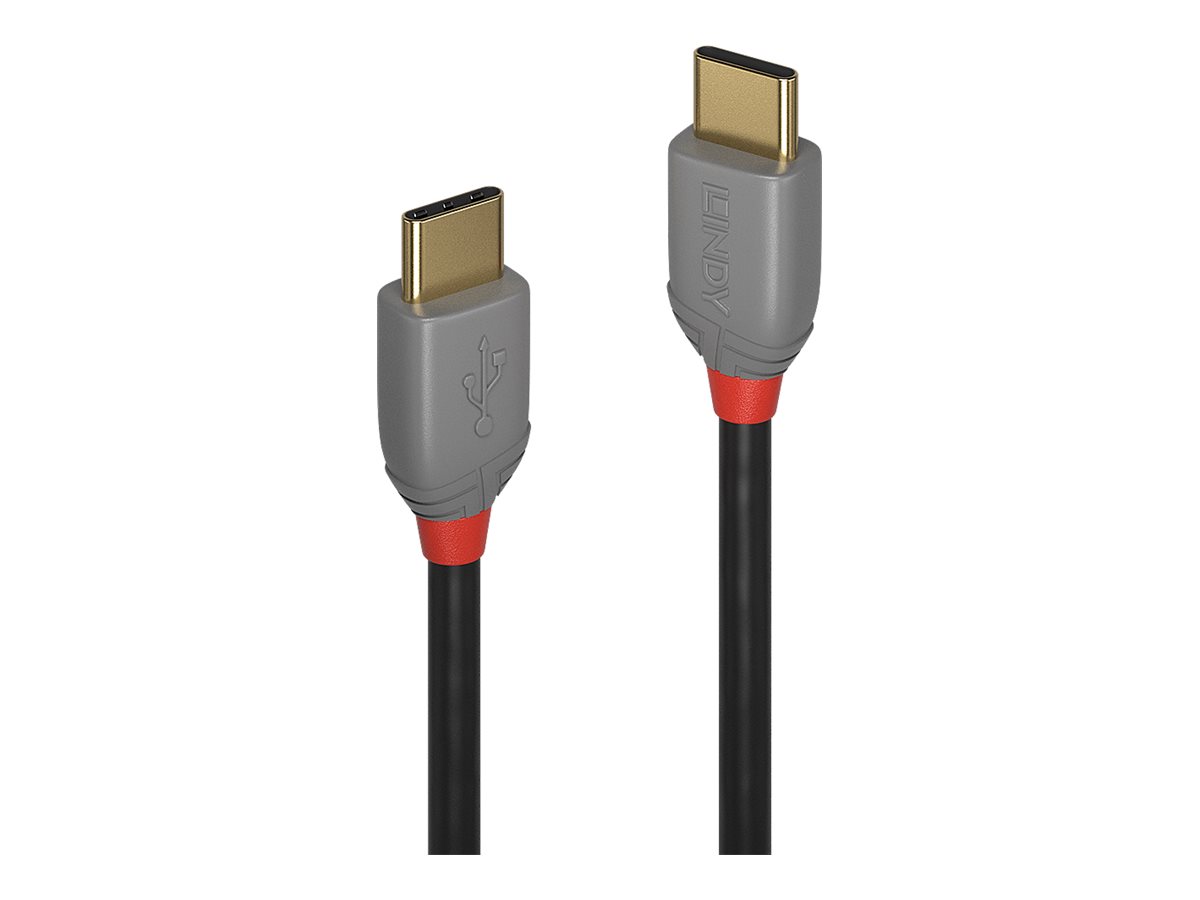 Lindy Anthra Line USB-C Kabel USB-C auf USB-C 2 m USB 2.0 3A Schwarz