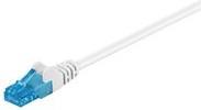 Wentronic goobay - Patch-Kabel - RJ-45 (M) bis RJ-45 (M) - 15 m - UTP - CAT 6a - halogenfrei, ohne Haken, verseilt - weiß (59831)