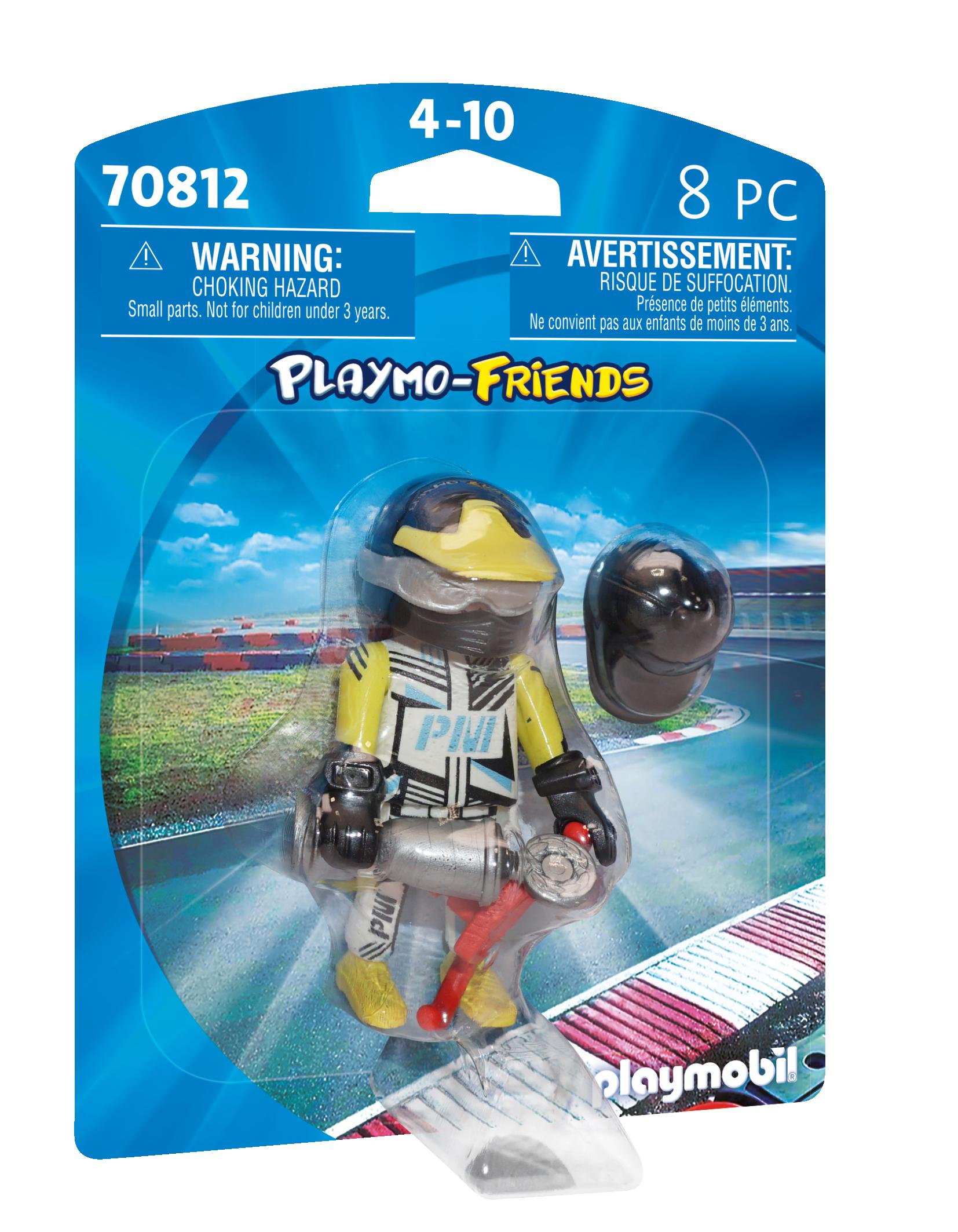 Playmobil City Life Playmo-Friends Rennfahrer 70812 Mehrfarbig