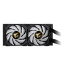 GIGABYTE AORUS WATERFORCE X 240 - Prozessor-Flüssigkeitskühlsystem - (für: LGA1156, LGA1366, LGA1155, LGA2011, LGA1150, LGA1151, AM4, LGA2066, TR4, sTRX4, LGA1200) - Aluminium mit Kupferbasis - 120 mm (GP-AORUS WATERFORCE X 240)