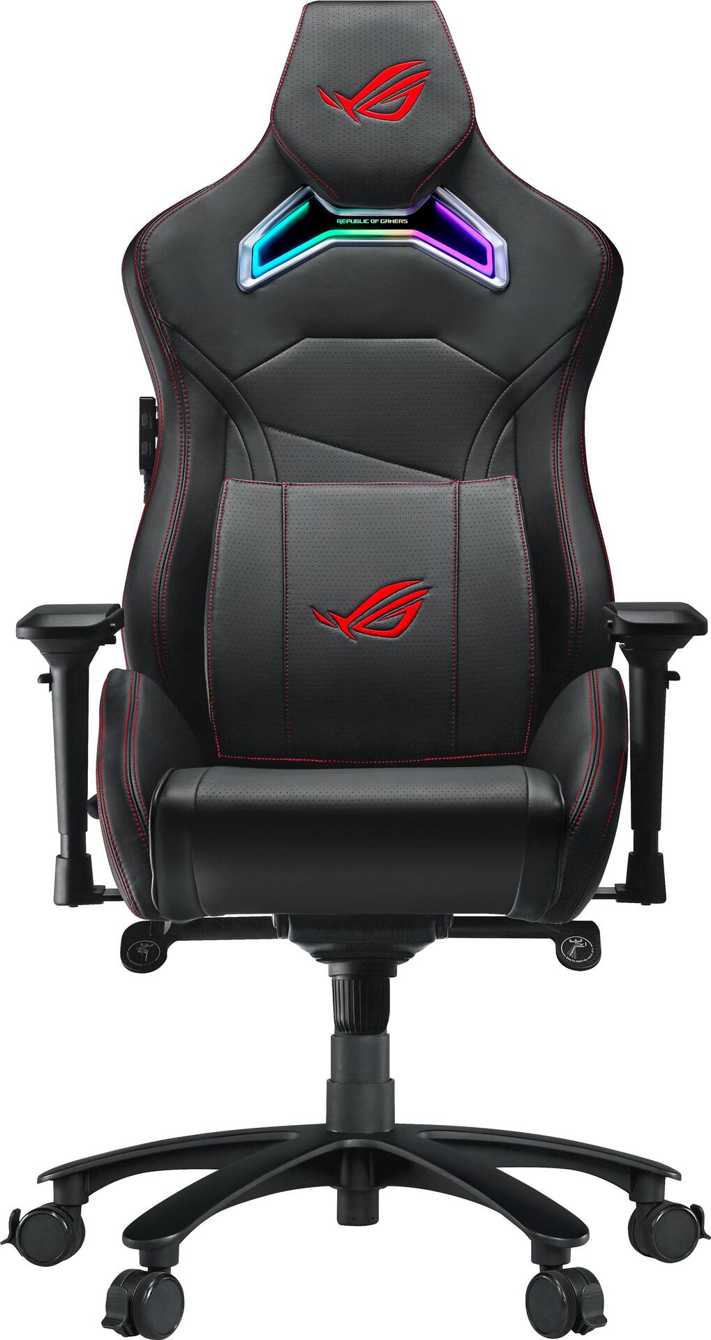 ASUS ROG Chariot X Universal-Gamingstuhl Gepolsterter - ausgestopfter Sitz Schwarz (90GC01M0-MSG030)