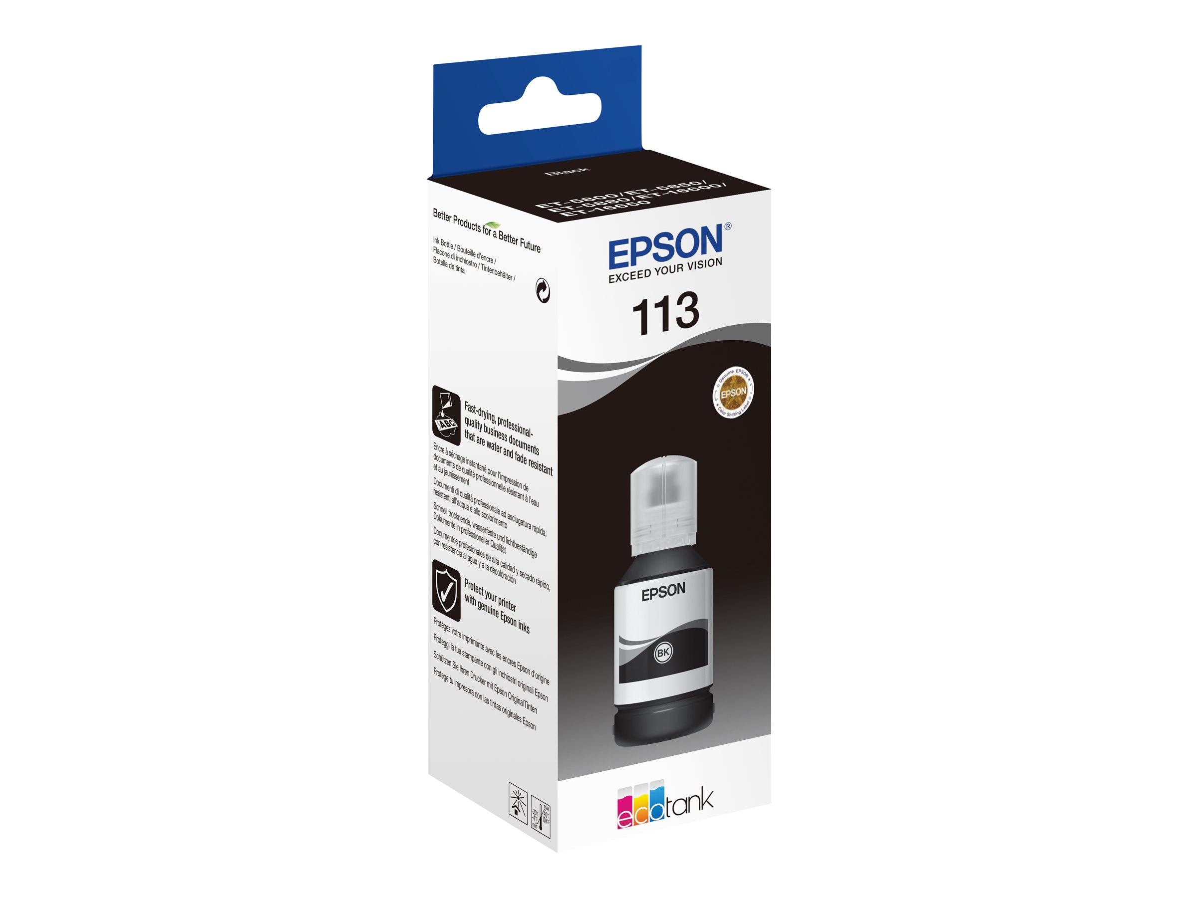 Epson EcoTank 113 Nachfülltinte 127 ml Schwarz