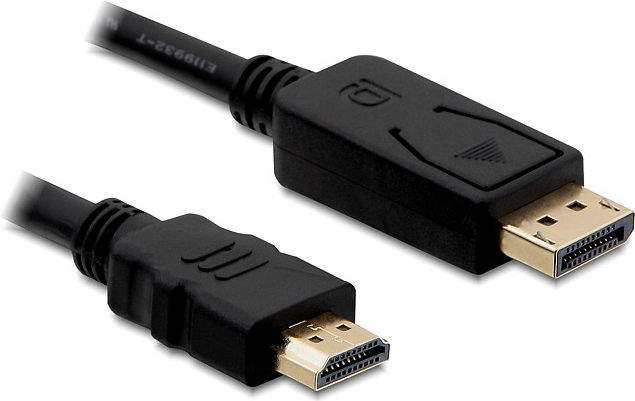 Delock Kabel DisplayPort 1.1 Stecker > High Speed HDMI-A Stecker  
