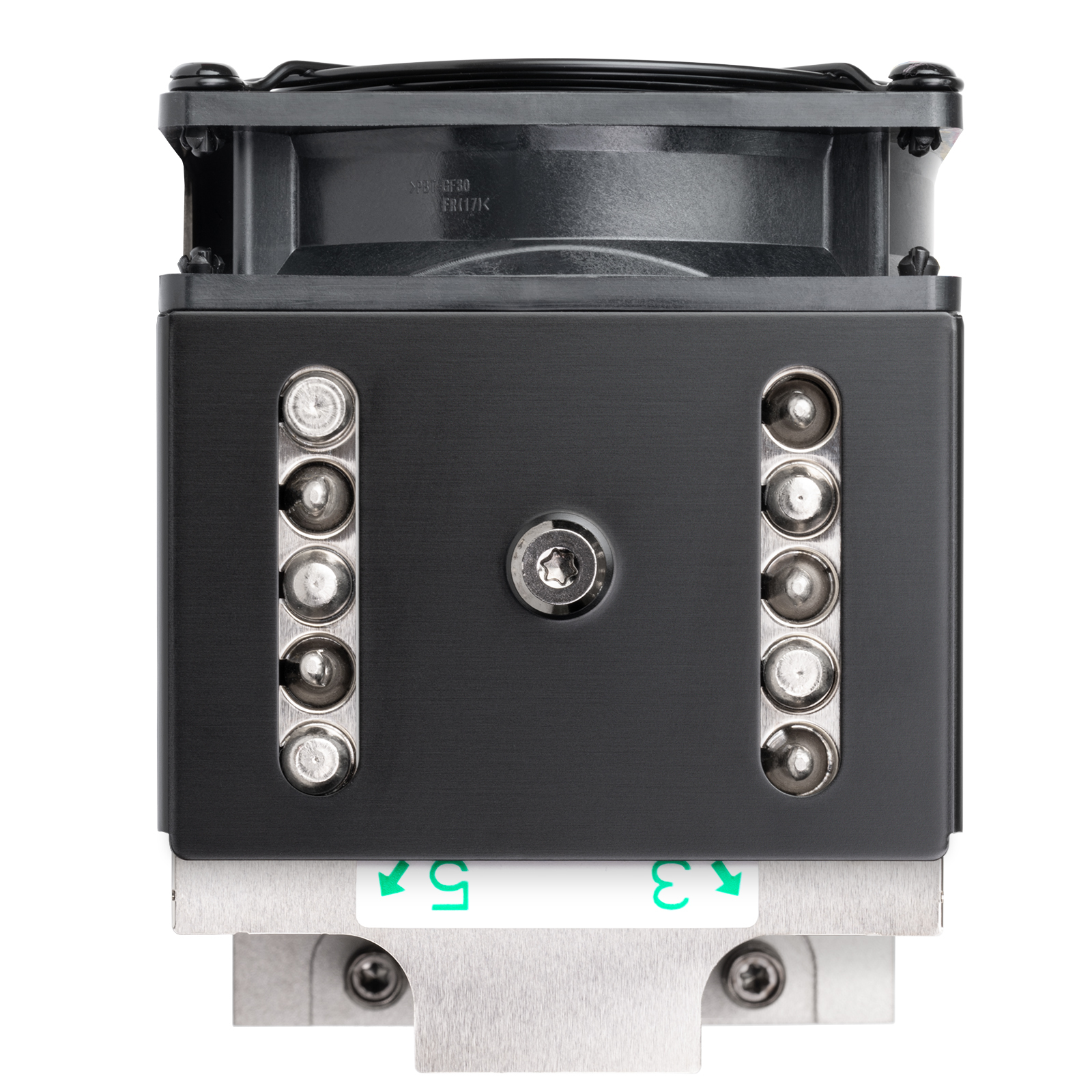SilverStone SST-XE04-SP5B 4U Tower-CPU-Kühler für Sockel SP5, PWM, Schwarz