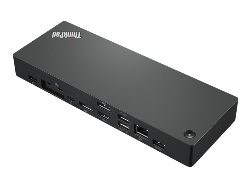 Lenovo ThinkPad Universal Thunderbolt 4 Dock - Thunderbolt 4 - HDMI, 2x DP, 1GbE, 135 W Schwarz, Rot