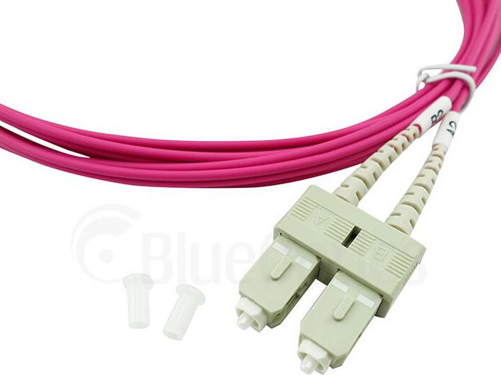 BlueOptics SFP3132FU10MK Glasfaserkabel 10 m LC SC OM4 Rot (SFP3132FU10MK)