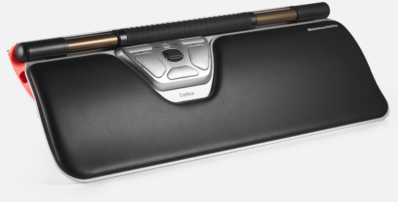 Contour RollerMouse Red Plus Zentrale Maus Schwarz, Silber