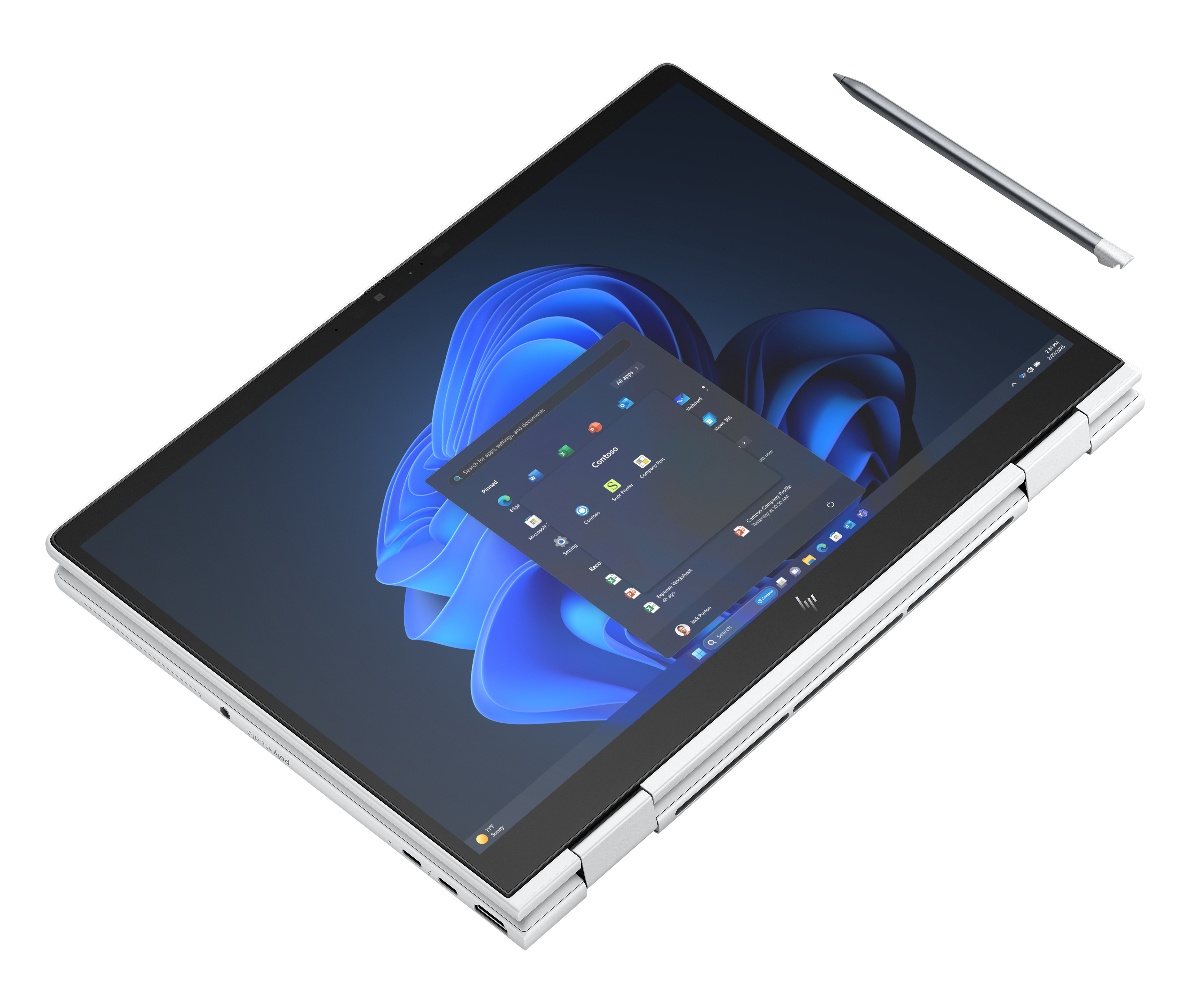 HP EliteBook 8 Flip G1i 13" Core Ultra 7 255U 32 GB RAM 1 TB SSD Silber