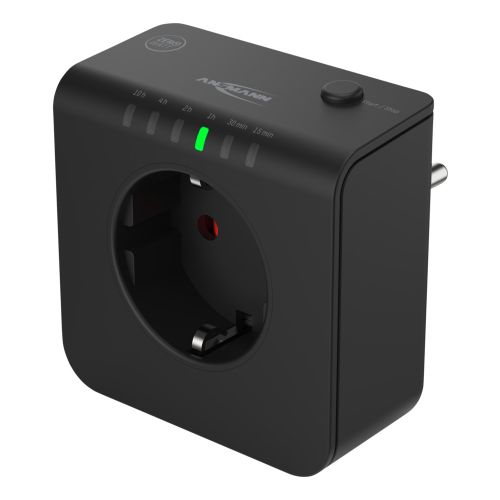 Ansmann AES1.4 Steckdosen-Timer digital 3680 W Schwarz